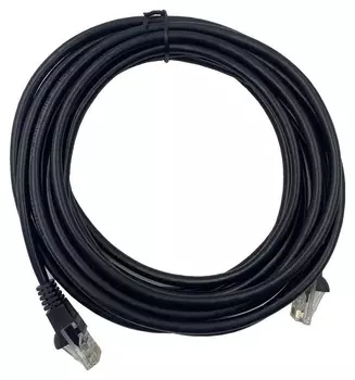 Кабель патч-корд U/UTP 5e кат. 5м Buro 1645939 черный RJ-45 (m)-RJ-45 (m)