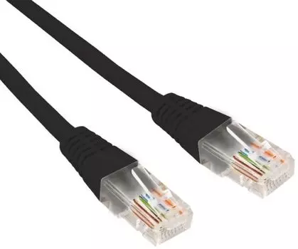Кабель патч-корд U/UTP 6 кат. 0.3м Rexant 02-0292-03 26AWG, LSZH, черный