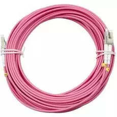 Патч-корд волоконно-оптический Cabeus FOP-50-OM4-LC-LC-10m duplex, LC-LC 50/125 mm OM4, 10м, LSZH