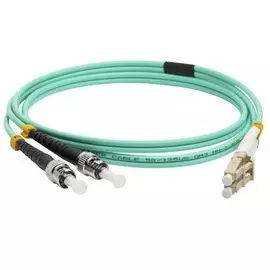 Кабель патч-корд волоконно-оптический Lanmaster LAN-2LC-2ST/OM3-3.0 дуплексный, LC/PC-ST/PC, OM3, LSZH, 3.0 м
