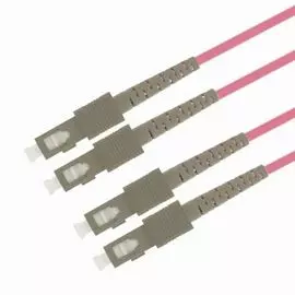 Патч-корд волоконно-оптический TELCORD ШОС-2x3.0-2SC/U-2SC/U-MM504-7м-LSZH-MG duplex SC/UPC-SC/UPC,