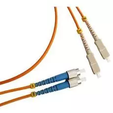 Патч-корд волоконно-оптический TopLAN DPC-TOP-OM2-LC/P-ST/P-2.0 , дуплексный, LC/PC-ST/PC, MM 50/125, 2.0 м