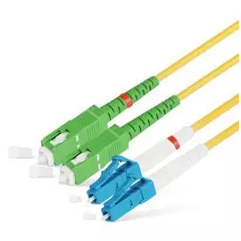 Патч-корд волоконно-оптический TopLAN DPC-TOP-652-LC/U-SC/A-10 дуплексный, LC/UPC-SC/APC, SM, 10.0 м