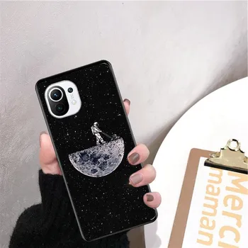 Чехол для телефона Moon Astronaut для Xiaomi 12 Mi 10T 11T 11 Pro 10 10T 11 lite 10pro 11Ultra Poco X3 Pro Poco F3 M3 Xiaomi Mi 10 Pro 5G