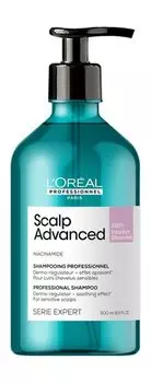 Регулирующий баланс шампунь для чувствительной кожи головы L'Oreal Professionnel Scalp Advanced Shampoo