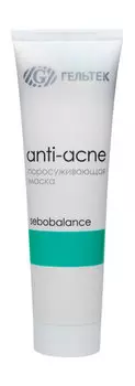 Себорегулирующая и поросуживающая маска для лица Гельтек Anti-Acne Маска поросуживающая