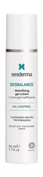 Себорегулирующий крем-гель для лица с ниацинамидом Sesderma Sesbalance Mattifying Gel Cream