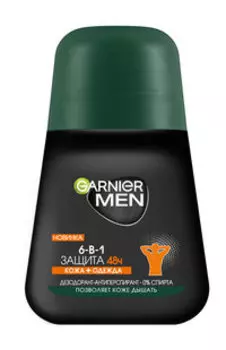Шариковый антиперсирант Garnier Men Mineral Защита 6 Очищающая моринга