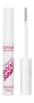 Прозрачное жидкое мыло для бровей с эффектом ламинирования Estrade Fixing Brow Soap