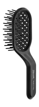 Щетка для влажных и запутанных волос Janeke Curvy Bag Vented Brush Black