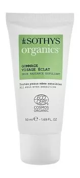 Скраб для сияния кожи лица с березовым соком Sothys Organics Skin Radiance Exfoliant