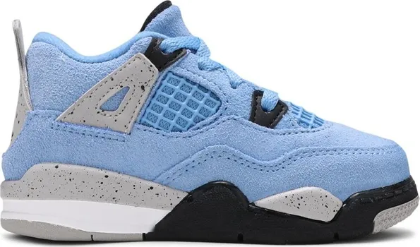 Кроссовки Air Jordan 4 Retro TD University Blue, синий