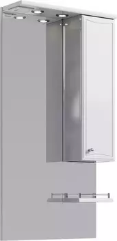 Зеркальный шкаф 55x108 см с подсветкой Aqwella Barcelona Ba.02.55