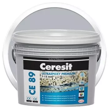 Затирка эпоксидная для швов Ceresit CE 89 Concrete Gray 809 2.5 кг