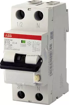 Выключатель автоматический дифференциальный DS201 L C16 A10 DS201 L C16 A10