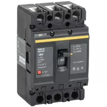Выключатель автоматический IEK Master ВА88-32 3Р 125А 25кА