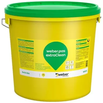 Weber.Pas Extraсlean, 25 кг, Штукатурка декоративная силикатно-силиконовая короед, 2 мм