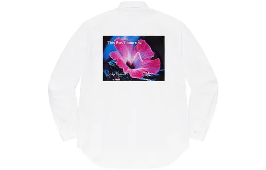 Рубашка унисекс из коллекции Yohji Yamamoto X Co-branded Supreme, белый