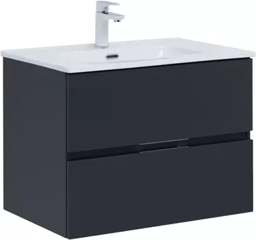 Тумба под раковину Aquanet Алвита New 70 00303908 серый