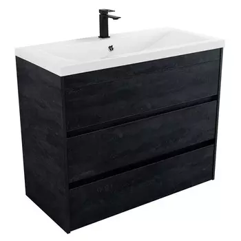 Тумба под раковину Art&Max Family 100 FAMILY-M-1000-3C-PIA-HC, черный