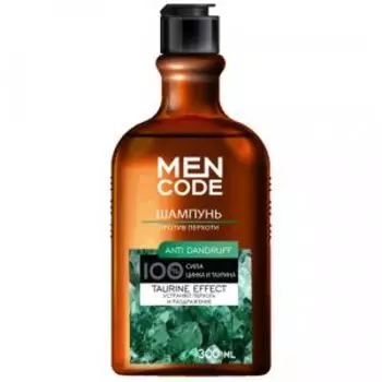 Шампунь для волос Men Code Anti-Dandruff против перхоти, 300 мл