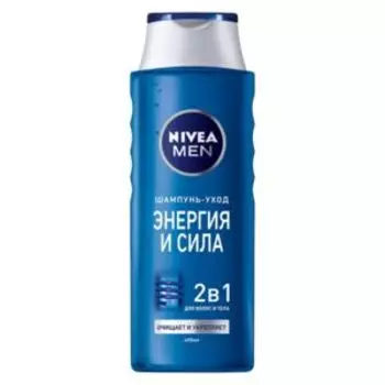 Шампунь для волос Nivea Энергия и Сила мужской, 400 мл