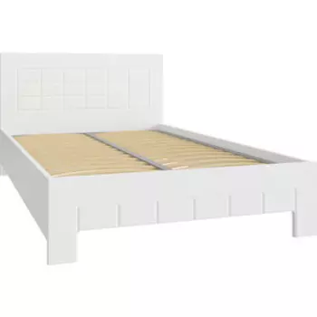 Кровать Compass Изабель ИЗ-710К (с ламелью и опорами) белое дерево 200x120