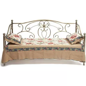 Кровать металлическая TetChair JANE 90x200, цвет античная медь
