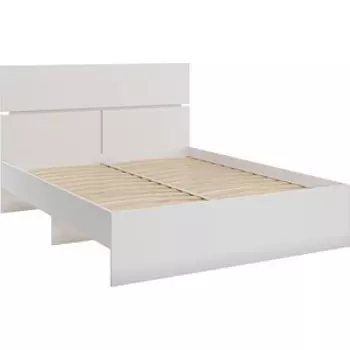 Кровати двуспальная Комфорт - S Агата 1600 М8 / Белый