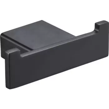 Крючок двойной Milacio Ultra черный матовый (MCU.950.MB)