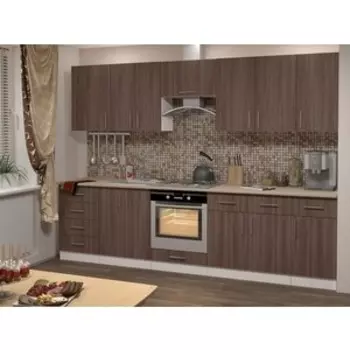 Кухня БАРОНС ГРУПП Лира 5 ясень шимо темный