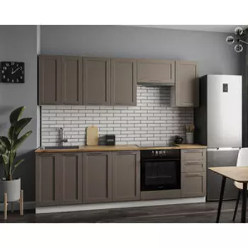 Кухня Mebel Ars Долан акация серо-коричневая