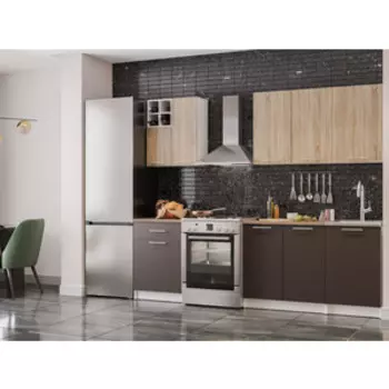 Кухня Mebel Ars Глория 1,9 м (венге цаво/дуб сонома)