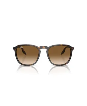 Яркие солнцезащитные очки из ацетата e ацетата Ray-Ban, коричневый