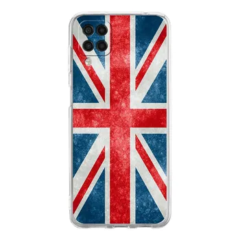 Чехол для телефона Samsung A54 A52 A50 A70 A10 A30 A40 A20S A20E A02S A12 A14 A22 A24 A42 A34 A32 5G A04s Чехол Англия флаги Великобритании Samsung A02S