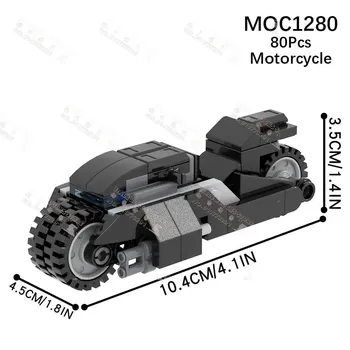 Творческий Темный рыцарь Мотоцикл серии MOC Строительные блоки Фильм Фигурка Мотоцикл Модель Украшения Сборка Игрушки Для Детей