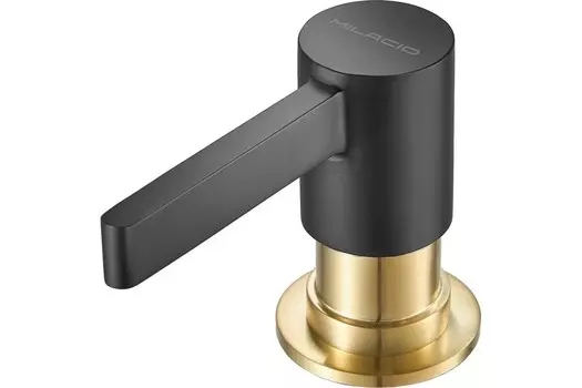 Дозатор Milacio Ultra MCU.933.BGD чёрно-золотой