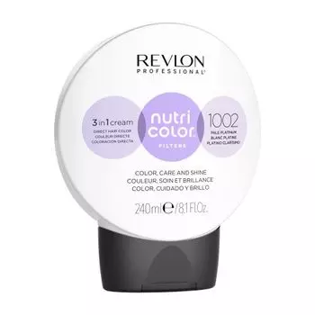 Revlon Professional Nutri Color Filters - Прямой краситель без аммиака оттенок 1002 Светлая платина 240 мл