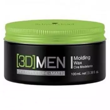 Schwarzkopf Professional 3D Men Molding Wax - Формирующий воск для волос для мужчин 100 мл
