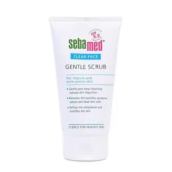 Sebamed Clear Face Gentle Scrub - Скраб для лица мягкий 150 мл
