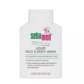 Sebamed Sensitive Skin - Гель для лица и тела очищающий 200 мл