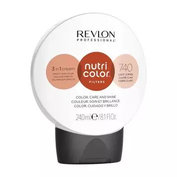 Revlon Professional Nutri Color Filters - Прямой краситель без аммиака оттенок 740 Медный 240 мл