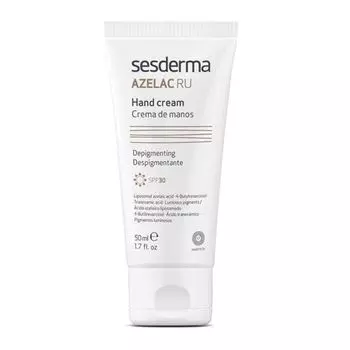 Sesderma Azelac RU Hand Cream SPF30 - Крем для рук депигментирующий 50 мл