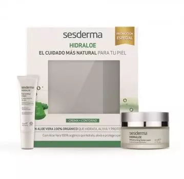 Sesderma Hidraloe - Набор (Увлажняющий крем 50 мл, Увлажняющий крем-контур вокруг глаз 15 мл)