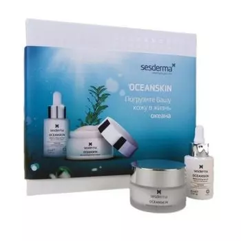 Sesderma Oceanskin - Набор Oceanskin (крем питательный для лица 50 мл, сыворотка увлажняющая 30 мл)