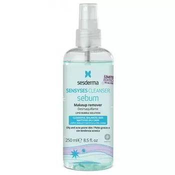 Sesderma Sensyses Cleanser Sebum - Лосьон липосомальный для снятия макияжа для жирной и склонной к акне кожи 250 мл