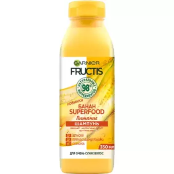 Шампунь для питания волос SuperFood "Банан", 350 мл