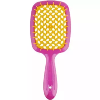 Щетка Superbrush малая розово-желтая, 17,5 х 7 х 3 см