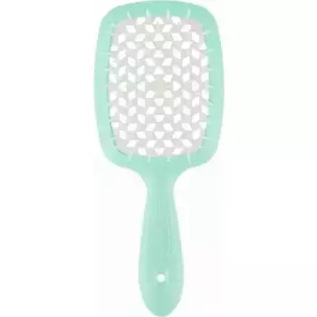 Щетка Superbrush с закругленными зубчиками мятно-белая, 20,3 х 8,5 х 3,1 см