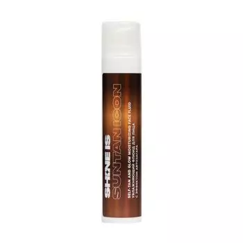 Shine Is Self-Tan and Glow Moisturizing Face Fluid - Увлажняющий флюид для лица с эффектом автозагара 50 мл
